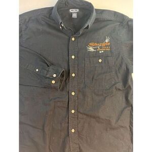 Sturgis Mens‎ Shirt Size M Black Long Sleeves Button Up 2005 Motorcycle Rally